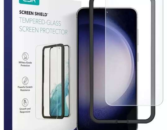 Tvrdené sklo ESR štít obrazovky pre Samsung Galaxy S23 Plus číry