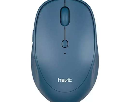 Havit MS76GT 800 1600 DPI trådløs mus blå