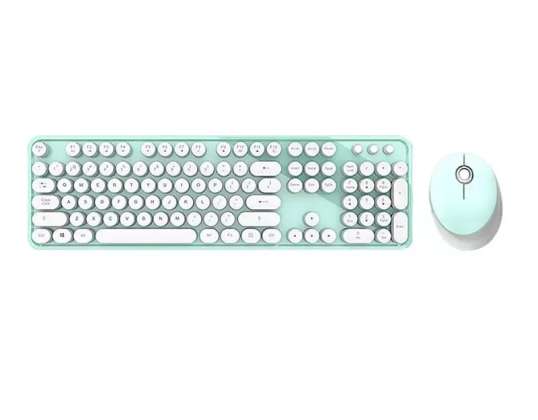Sada bezdrátové klávesnice MOFII Sweet 2.4G bílá a zelená