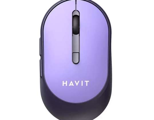 Wireless Universal Mouse Havit MS78GT roxo