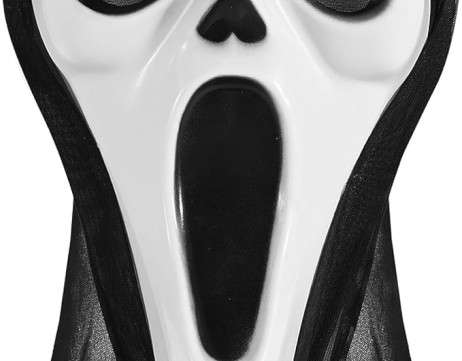 Scream Mask - Spökmask för män och kvinnor som kostym för Halloween