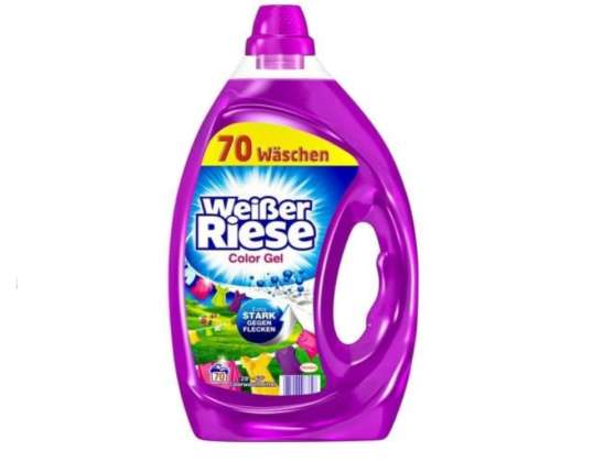 Gel color washing liquid Weisser Riese 3.5 l chemistry from the west