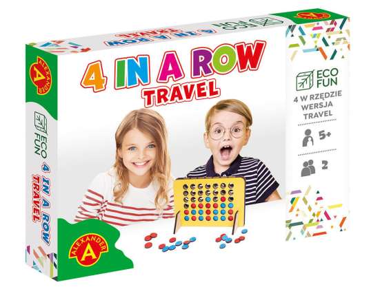 ALEXANDER 4 in a Row Party Game Travel Version 5
