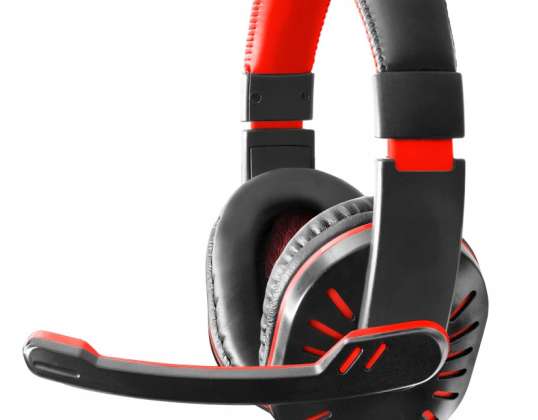 GAMING HEADPHONES WITH CROW COLOR MIX MICROPHONE