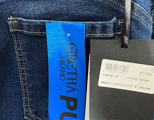 Voorraad push up jeans van Gretha Milano F.W. verkrijgbaar in verschillende kleuren en patronen