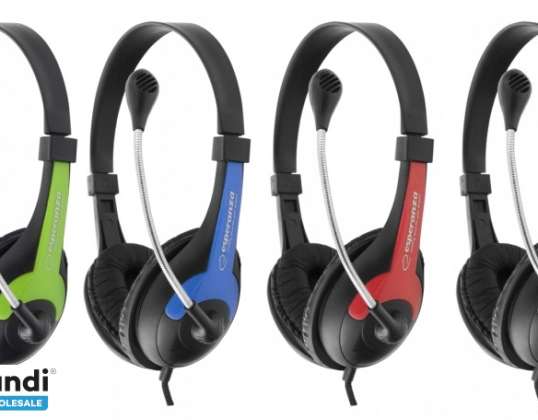 ON-EAR HEADPHONES WITH MICROPHONE ROOSTER COLOR MIX
