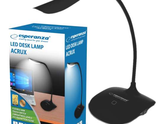 BATTERY-OPERATED DESK LAMP / USB LED TOUCH 3 LEVELS