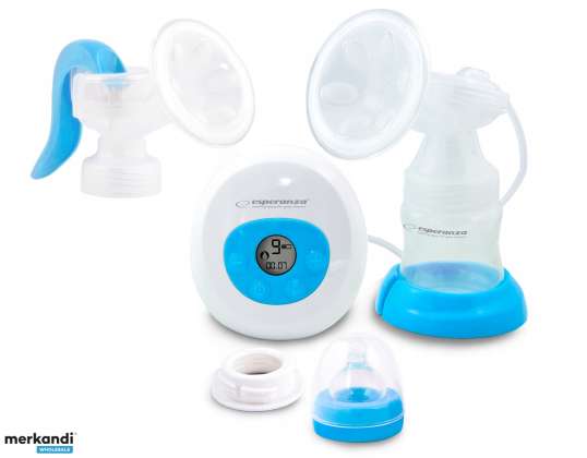MANUAL ELECTRIC BREAST PUMP 2IN1 SILENT LCD GEMELOS