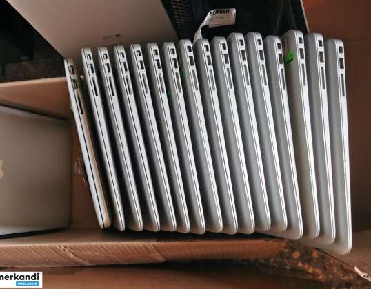 Brugte dokumenterede Apple Macbook Pro bærbare computere: A1398, A1502, A1525, medio 2015