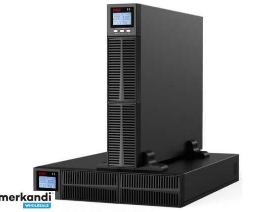 ENERGENIE online rack UPS 1000VA 3x IEC LCD kolor NP UPSO RACK 1000