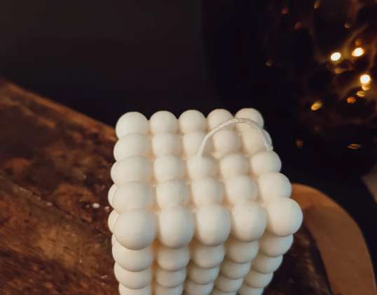 Bubble Bubble Candle - Κερί φυσαλίδων με μικρές φυσαλίδες από κερί σόγιας