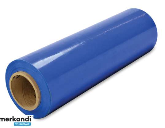 PE Stretchfolie Blau  500mm breit  300m lang  23my