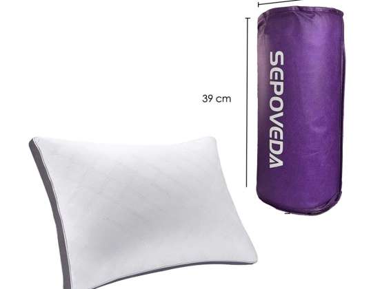 Dr. Pillow Sepoveda, 20 tuumaa x 26 tuumaa, valkoinen hotellilaatu, untuvavaihtoehtoinen makuutyyny, korkea turvonnut, konepesu