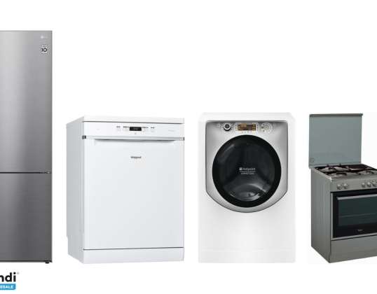 Functional used major appliances set - 12 various units checked