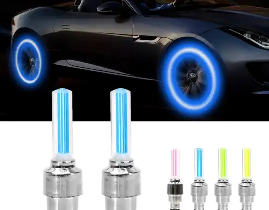 Présentation des bouchons de valve LED Cybertron - Illuminez vos roues avec une touche futuriste !