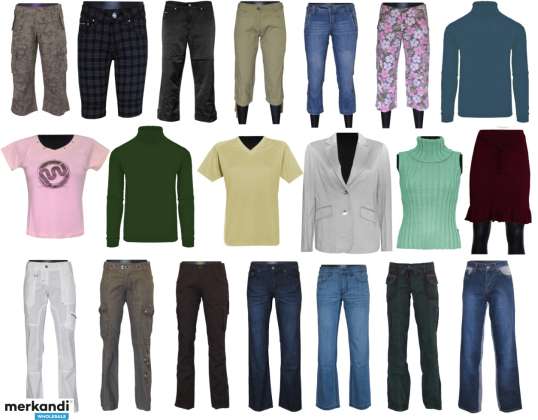 VÊTEMENTS MÉLANGE DE VÊTEMENTS PAR POIDS PANTALONS JUPES GILETS VESTES CHEMISIERS FEMMES HOMMES