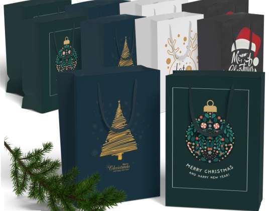 12x XXL karácsonyi táska Karácsonyi ajándéktáskák Karácsonyi táskák Ajándéktáskák ajándékokhoz