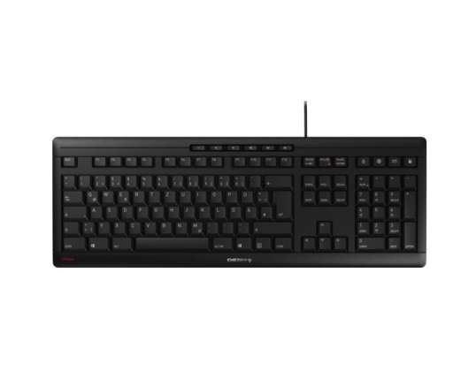 CHERRY STREAM QWERTZ USB-Tastatur für Unternehmen - Schwarz, Artikelnummer JK-8500DE-2