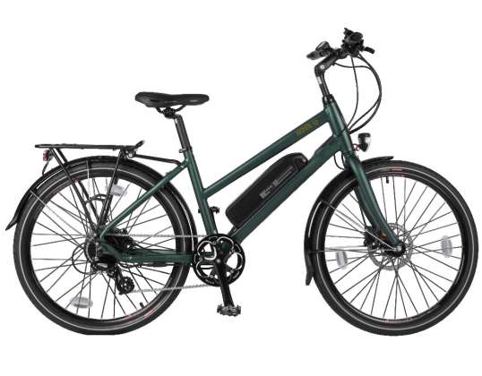 BATRIBIKE NOVA Lady &amp; Gent, Hybrid, Electric Bike, 8 speed derailleur shimano, Rear Hub motor  250W, Down Tube Battery 8,8 AH