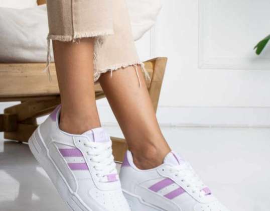 Vente en gros chaussures de sport blanc-violet