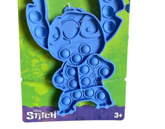 Juguete azul pop it stitch disney para niños