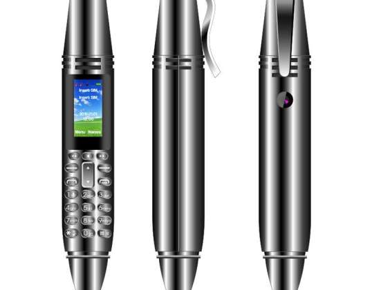Długopis z podwójną kartą SIM GSM micro telefon komórkowy w 3 kolorach do wyboru