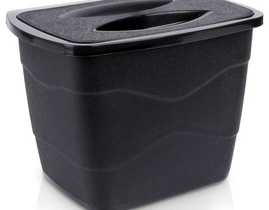 Türschälbehälter schwarz abschließbar 4 5 l