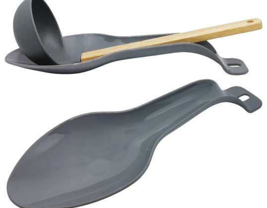 Spoon and ladle holder grey