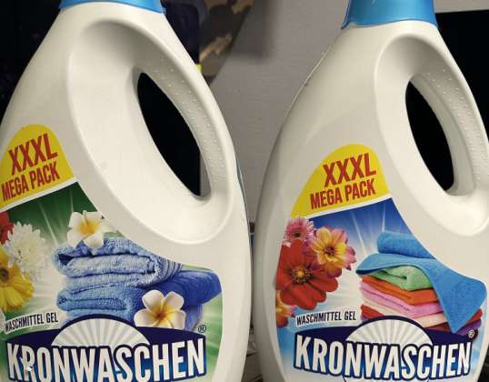 Kronwaschen Gel de Lavagem Líquido 5,8 litros 145 lavagens de alta qualidade