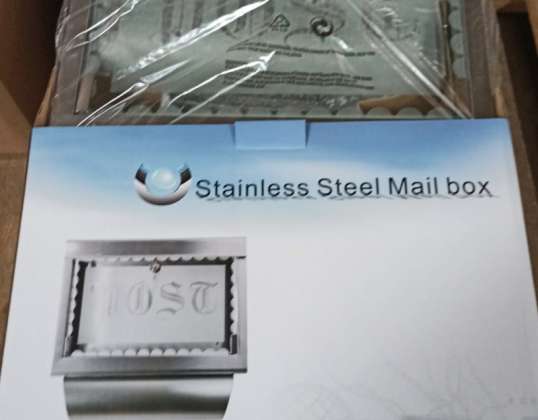 Letterbox Design Perete din oțel cutie poștală cutie poștală cutie poștală Compartiment ziar Modern XXDE Nou