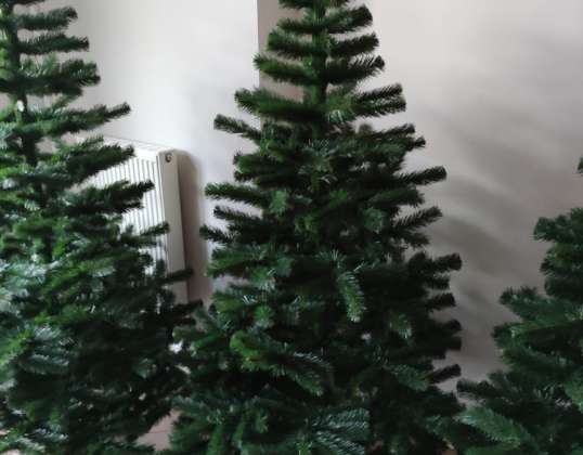 Mesterséges karácsonyfa 150cm, mint természetes élet, különböző méretekben (készlet Lengyelországban)
