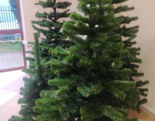 Artificial Christmas tree 220cm as natural life, various sizes (stock in Poland)