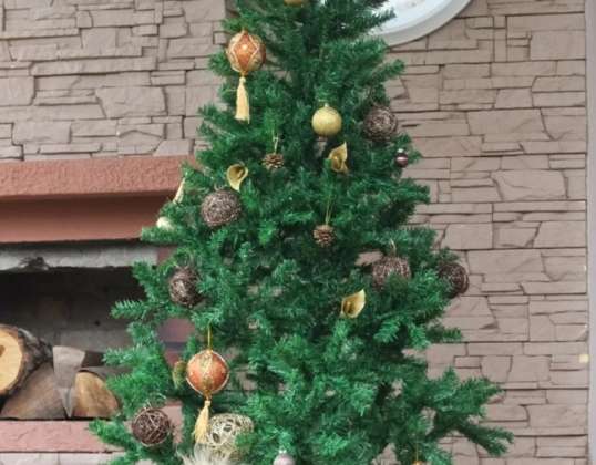 Weihnachtsbaum Christbaum Künstlicher Dekobaum  Tannenbaum Kunstbaum mit Ständer