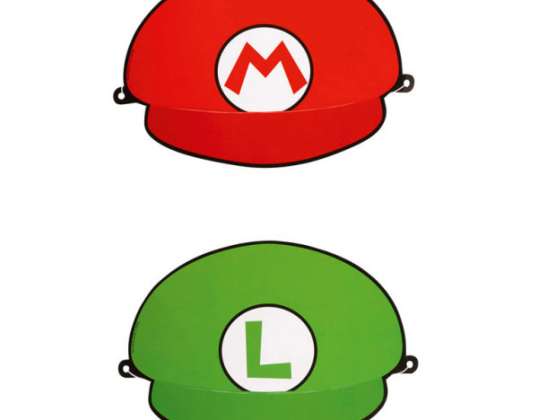 Süper Mario Parti Şapkaları 8 Parça