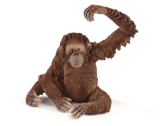 Schleich 14775 Vadon élő állatok orangután nőstény