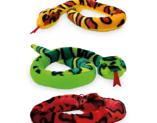 Palus figuur värviline madu 3 assortii 100 cm