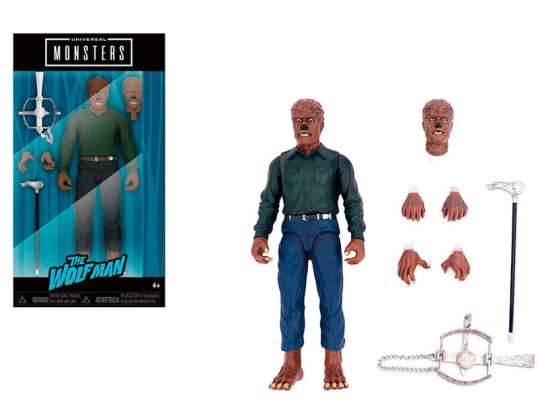 Monsters The Wolfman 6" Figuur