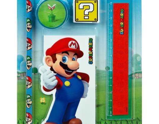 Super Mario Kalem Seti 5 Parça