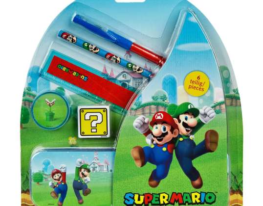 Super Mario School Set 6 Pieces