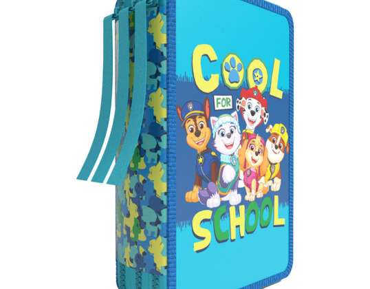 Paw Patrol 3 Compartment Pencil Case Cool for School