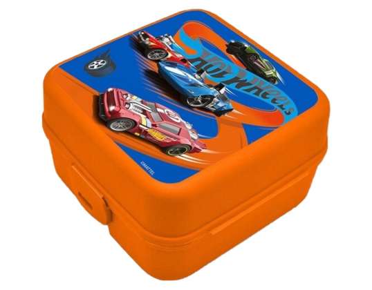 Hot Wheels Lunchbox met Vakken 14 cm