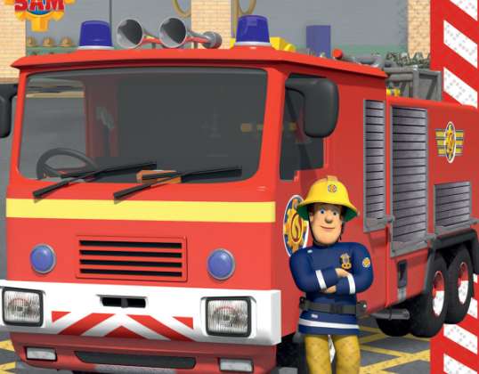 Feuerwehrmann Sam   16 Servietten   33 x 33 cm