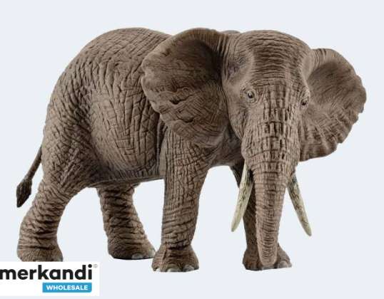 Schleich 14761 Vill afrikansk elefantkufigur
