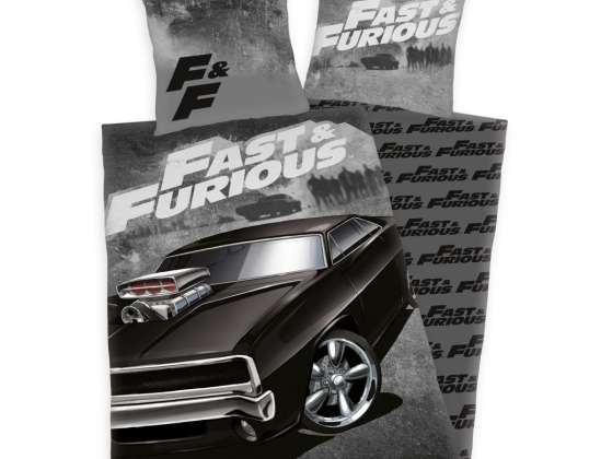 Fast & Furious sängkläder 80 x 80 135 x 200 cm