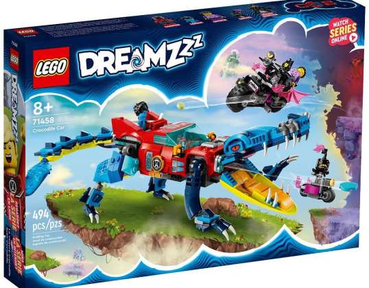 LEGO® 71458 Wózek krokodyla DreamZzz 494 elementy