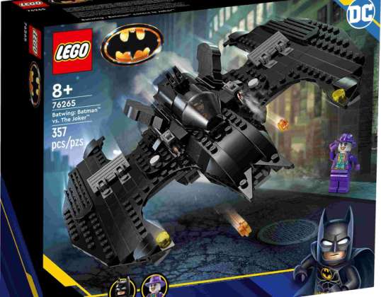 LEGO® sættet 76265 Super helte med 5 Batman mod Joker 357 elementer