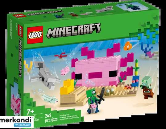 LEGO® 21247 Minecraft La maison d’Axolotl 242 pièces