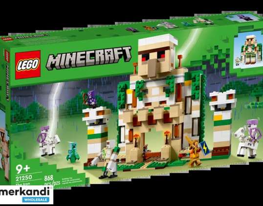 LEGO® 21250 Minecraft Twierdza Żelaznego Golema 868 elementów