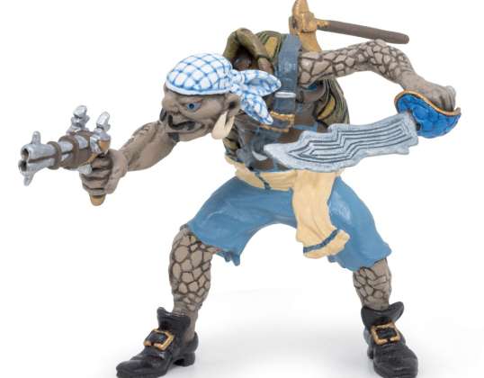 Papo 39481 Figura Tortuga Mutante Pirata Juego