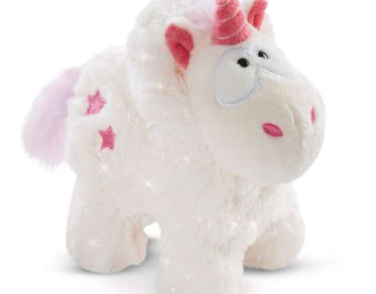 Licorne Theodor avec habit de neige 22 cm VERT